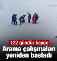 122 g&uuml;nd&uuml;r kayıp: Arama &ccedil;alışmaları yeniden başladı