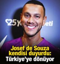 Josef de Souza kendisi duyurdu! T&uuml;rkiye'ye geri d&ouml;n&uuml;yor