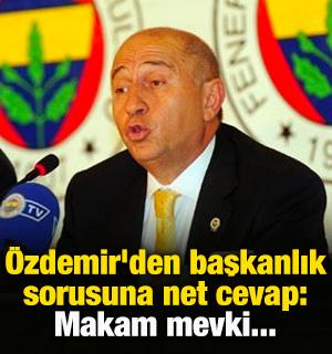 Nihat &Ouml;zdemir'den başkanlık sorusuna net cevap: Makam mevki...