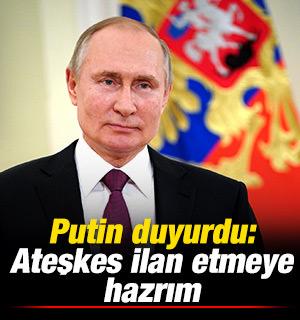 Putin 'hazırım' deyip ilan etti! Son dakika ateşkes a&ccedil;ıklaması