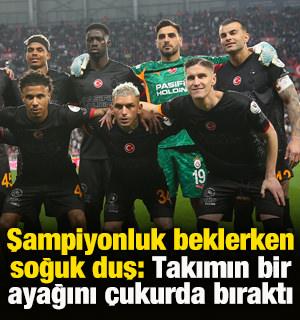 Şampiyonluk beklerken soğuk duş: Takımın bir ayağını &ccedil;ukurda bıraktı