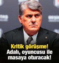 Kritik g&ouml;r&uuml;şme! Adalı, oyuncusu ile masaya oturacak!