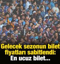 Gelecek sezonun bilet fiyatları sabitlendi: En ucuz bilet...