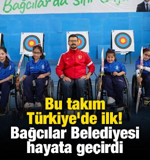 Bu takım T&uuml;rkiye'de ilk! Bağcılar Belediyesi hayata ge&ccedil;irdi