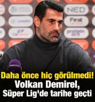 Daha &ouml;nce hi&ccedil; g&ouml;r&uuml;lmedi! Volkan Demirel, S&uuml;per Lig'de tarihe ge&ccedil;ti