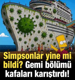 Simpsonlar yine mi bildiler? 