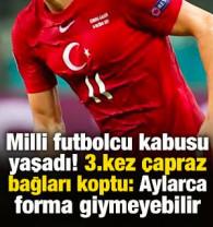 Milli futbolcu Yusuf Yazıcı kabusu yaşadı! &Uuml;&ccedil;&uuml;nc&uuml; kez &ccedil;apraz bağları koptu