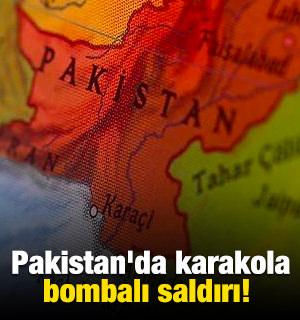 Pakistan'da karakola bombalı saldırı! 
