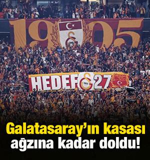 Rakamı duyanlar inanamıyor! Galatasaray'ın kasası ağzına kadar doldu