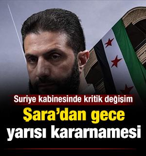 Şara&rsquo;dan gece yarısı kararnamesi: Suriye kabinesinde kritik değişim