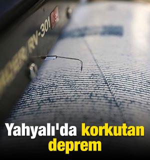 Yahyalı'da korkutan deprem