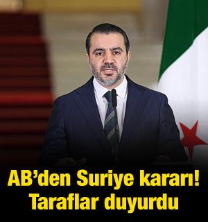 AB, Suriye ile ticari ilişkileri yeniden başlattı