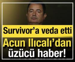 Acun Ilıcalı'dan &uuml;z&uuml;c&uuml; haber! Survivor'a veda etti
