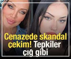 Cenazede skandal &ccedil;ekim! Tepkiler &ccedil;ığ gibi