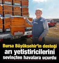 Bursa B&uuml;y&uuml;kşehir Belediyesi'nden arı yetiştiricilerine destek 
