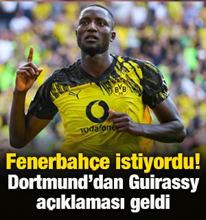 Fenerbah&ccedil;e'nin istediği Guirassy i&ccedil;in Dortmun'dan a&ccedil;ıklama!