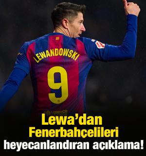 Fenerbah&ccedil;e'ye b&uuml;y&uuml;k m&uuml;jde! Lewandowski'den a&ccedil;ıklama