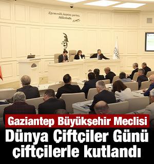 Gaziantep B&uuml;y&uuml;kşehir Meclisi, D&uuml;nya &Ccedil;ift&ccedil;iler G&uuml;n&uuml;&rsquo;n&uuml; &ccedil;ift&ccedil;ilerle kutladı