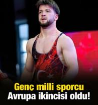 Gen&ccedil; milli g&uuml;reş&ccedil;i Avrupa ikincisi oldu