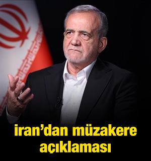 İran'dan m&uuml;zakere a&ccedil;ıklaması