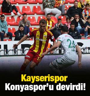 Kayserispor evinde Konyaspor'a karşı galip!