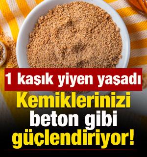 Kemiklerinizi beton gibi g&uuml;&ccedil;lendiriyor! Yiyen farkı g&ouml;r&uuml;yor
