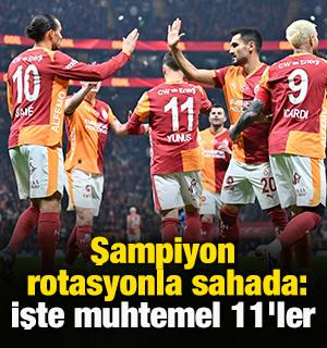 Şampiyon Kasımpaşa ma&ccedil;ında rotasyonla sahaya &ccedil;ıkacak! İşte muhtemel 11'ler