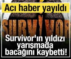 Survivor'un yıldız yarışmacısı ayağını kaybetti! Acı haber yayıldı