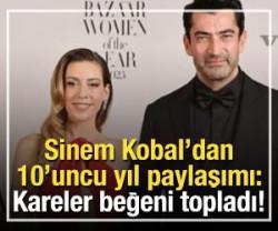 Sinem Kobal'dan 10'uncu yıl paylaşımı: Kareler beğeni topladı!