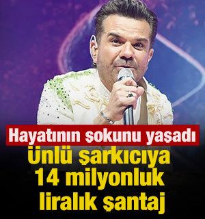 &Uuml;nl&uuml; şarkıcıya 14 milyonluk şantaj