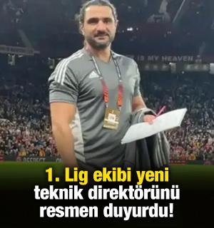 1. Lig ekibi yeni teknik direkt&ouml;r&uuml;n&uuml; duyurdu