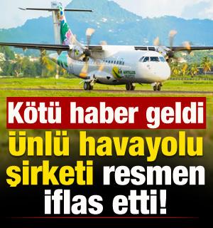 24 yıllık havayolu şirketinden k&ouml;t&uuml; haber: İflas etti!