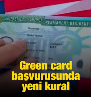 ABD'den green card başvurusunda yeni kural