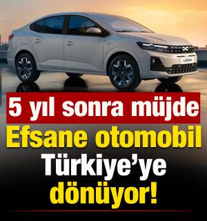 Efsane otomobil T&uuml;rkiye'ye d&ouml;n&uuml;yor! 5 yıl sonra m&uuml;jde...