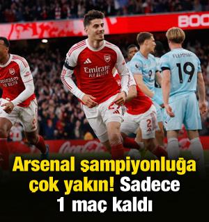 Arsenal şampiyonluk ateşini yaktı! Sadece 1 ma&ccedil; kaldı