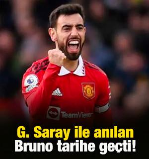 Galatasaray ile adı anılan Bruno Fernandes tarihe ge&ccedil;ti!