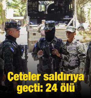 Honduras'ta katliam: 6'sı polis 24 kişi &ouml;ld&uuml;r&uuml;ld&uuml;