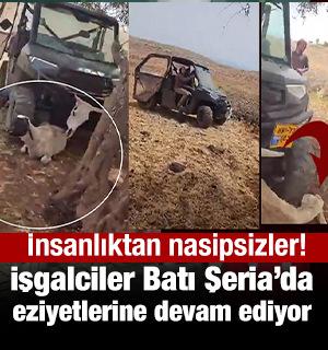 İnsanlıktan &ccedil;ıktılar! İşgalciler Batı Şeria'da dehşet sa&ccedil;tı...