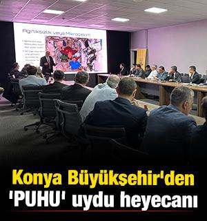 Konya B&uuml;y&uuml;kşehir'den 'PUHU' uydu heyecanı 