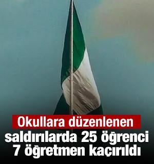 Okullara d&uuml;zenlenen saldırılarda 25 &ouml;ğrenci, 7 &ouml;ğretmen ka&ccedil;ırıldı