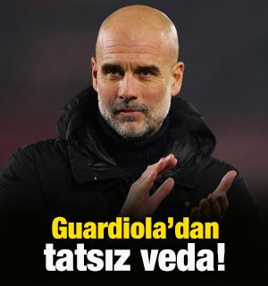 Pep Guardiola tatsız veda etti!