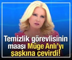 Temizlik g&ouml;revlisinin maaşı M&uuml;ge Anlı'yı şaşkına &ccedil;evirdi!