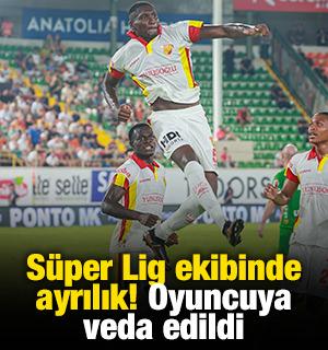 S&uuml;per Lig ekibinde ayrılık! Oyuncuya veda edildi