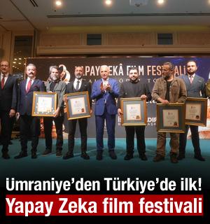 &Uuml;mraniye&rsquo;den T&uuml;rkiye&rsquo;de bir ilk! Yapay Zeka film festivalinde &ouml;d&uuml;ller sdğıtıldı