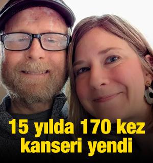 15 yılda 170 kez kanseri yendi