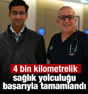 4 bin kilometrelik sağlık yolculuğu başarıyla tamamlandı