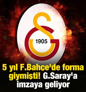 5 yıl F.Bah&ccedil;e'de forma giymişti! G.Saray'a imzaya geliyor