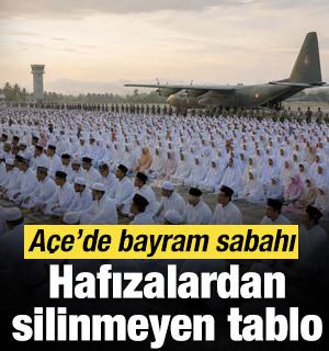 A&ccedil;e&rsquo;de bayram sabahı: Hafızalardan silinmeyen tablo