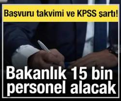 Adalet Bakanlığı 15 bin personel alacak: İşte başvuru takvimi ve KPSS şartı!