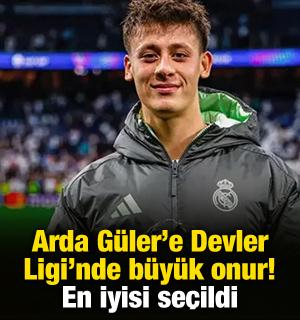 Arda G&uuml;ler Şampiyonlar Ligi'nde &ouml;d&uuml;l&uuml; kaptı! Yılın en iyisi se&ccedil;ildi
